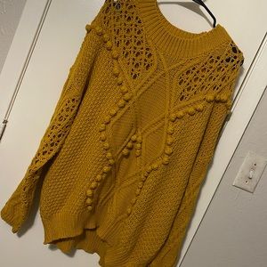 NWOT mustard sweater 🤩